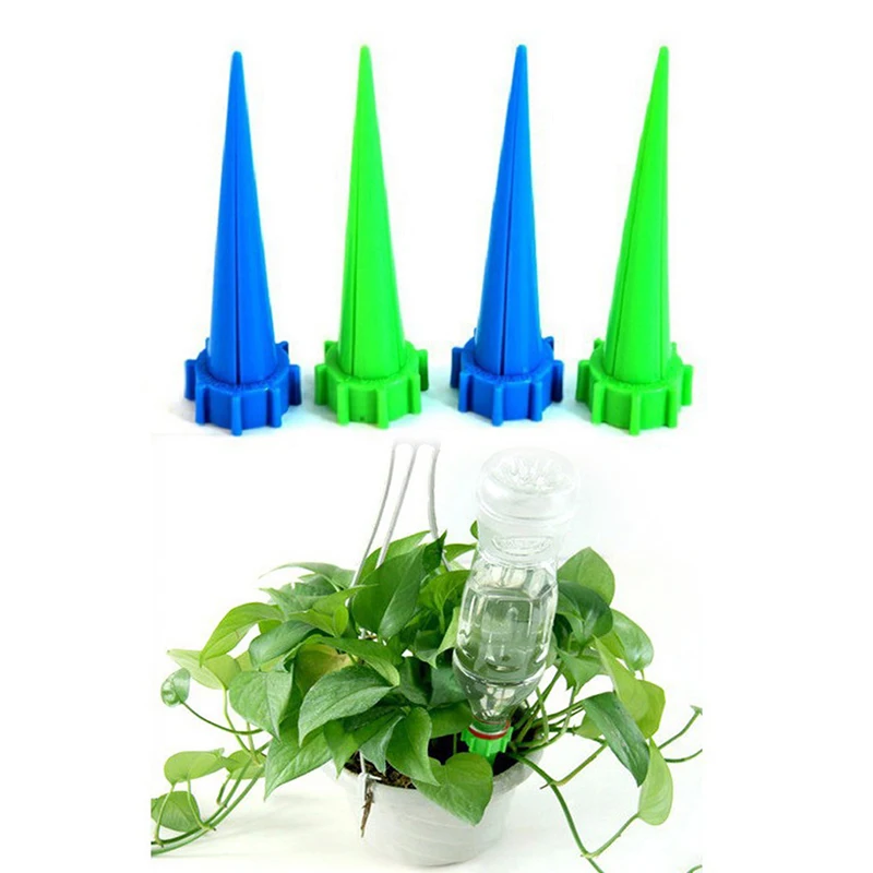 

4PCs Auto Watering Drip Irrigation Plant Waterer Accessories Water Seepage Device Automatic Irrigation System Garden Supplies