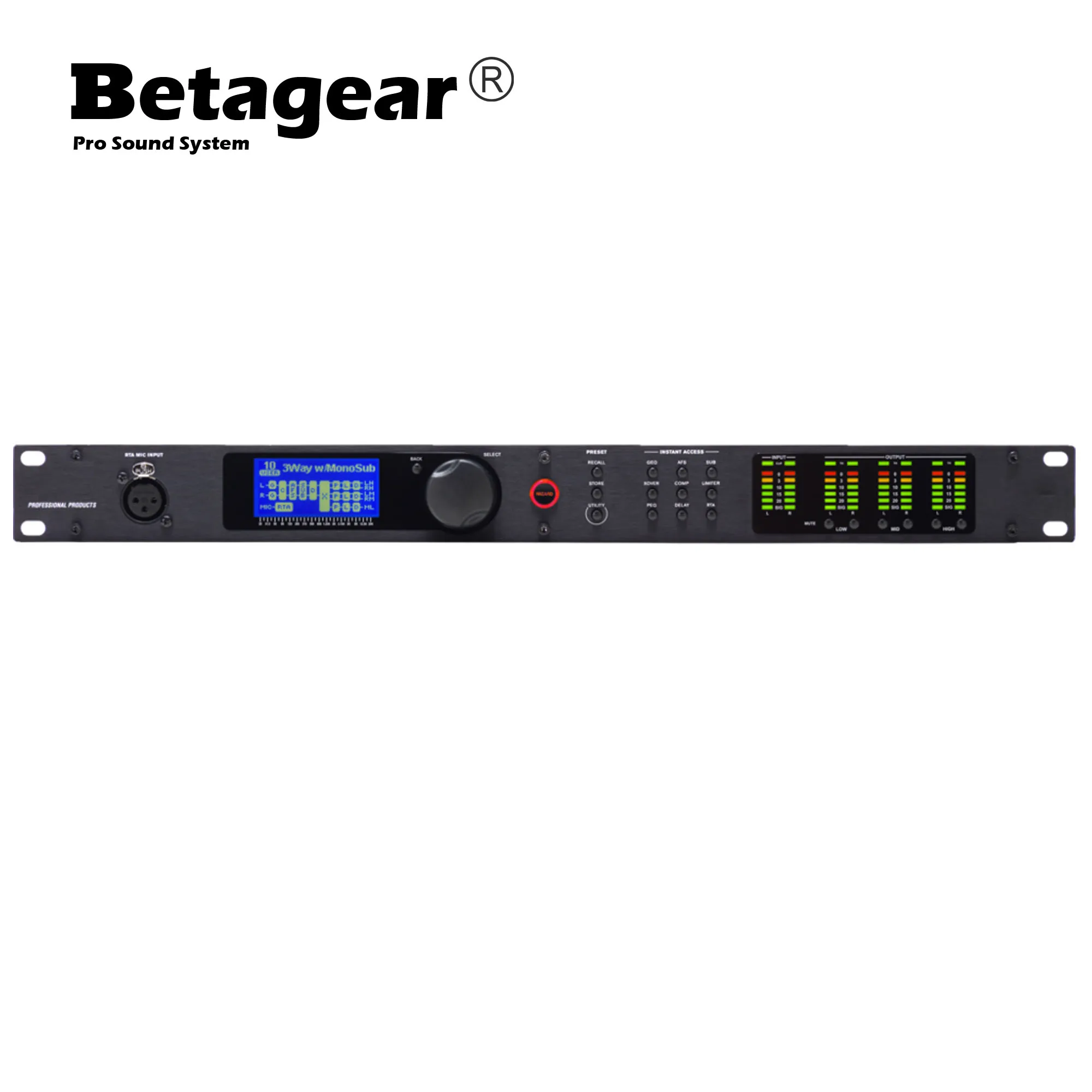 Аудиопроцессор Betagear PA2 /VENU360 Stage Оригинальное программное обеспечение Pro Audio Driver Rack