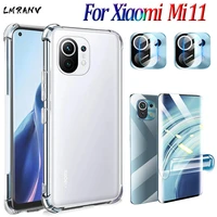 mi11 t proshockproof cases for xiaomi mi 11t case mi11i soft hydrogel film silicone cover mi 11 lite ultra transparent case