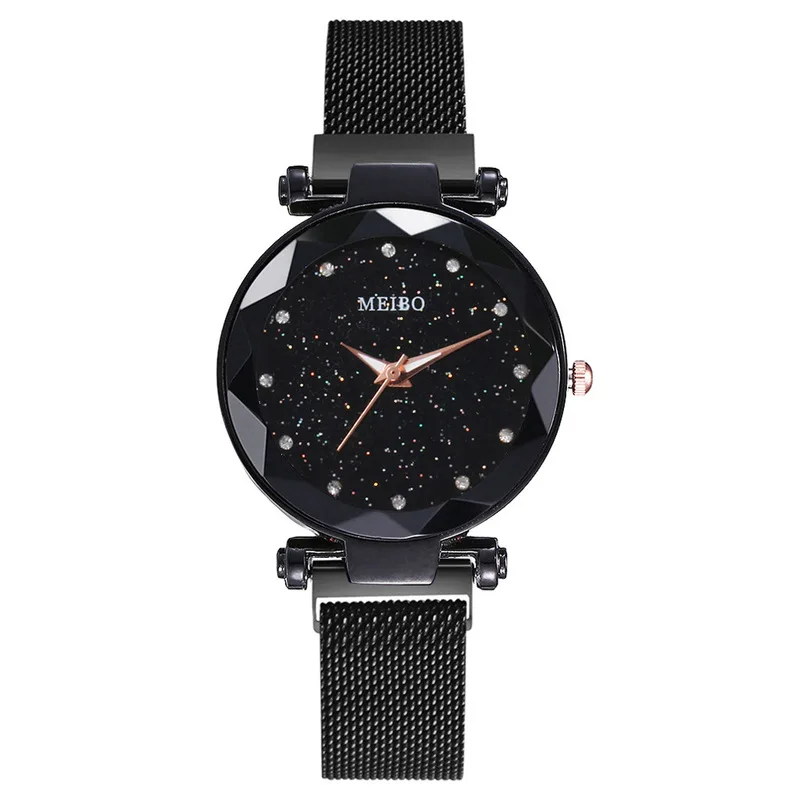 

2020 Direct Selling Joom Hot Style Watch Sky Lazy Milan With Magnet For Table Red Spot Net Wholesale Wristwatch