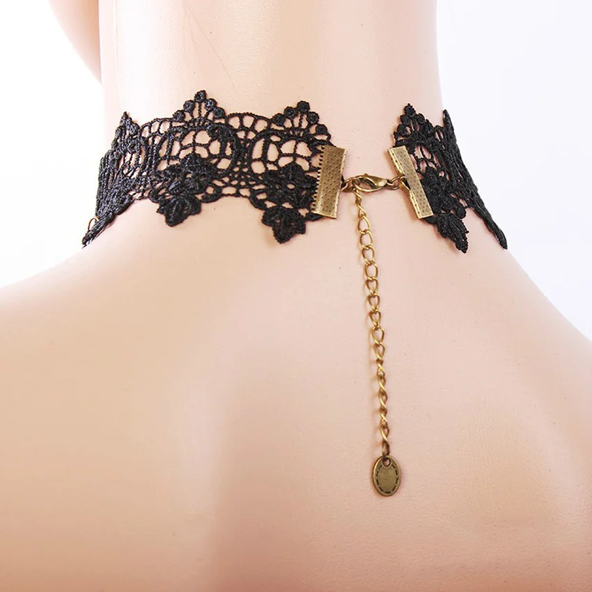 

European and American Retro Halloween Lace, Collarbone, Neck Chain, Short Necklace, Fake Clothes, Collar, Prom Decorations