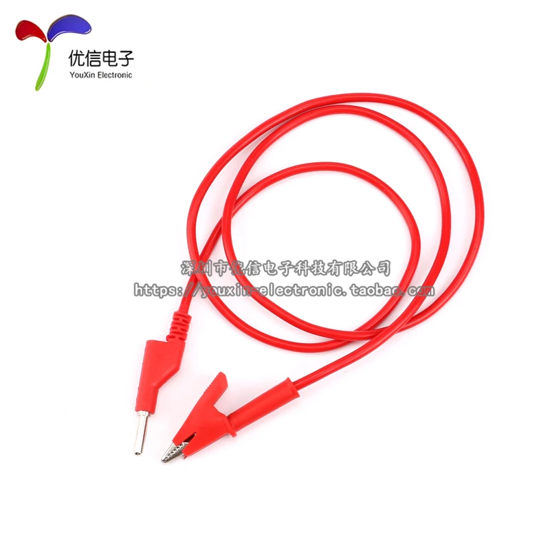 1 шт. тестовый провод Банановый штекер поворот крокодил зажим двойная головка