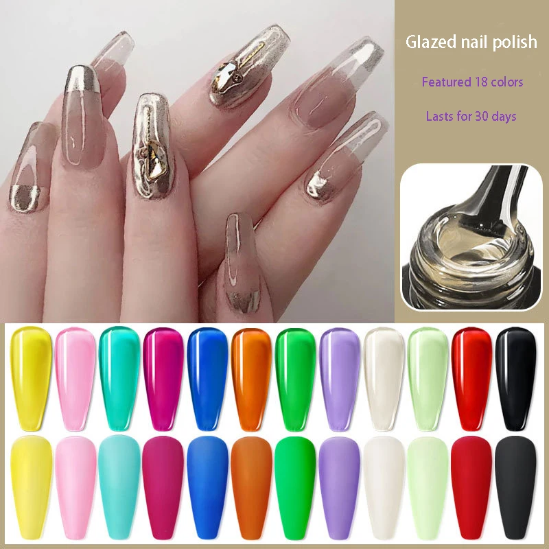 

1PCS Gel Nail Polish All for Nails Art Manicure with Matt Base Top Coat Semi Permanant Shining Nail Gel Polish Varnishes