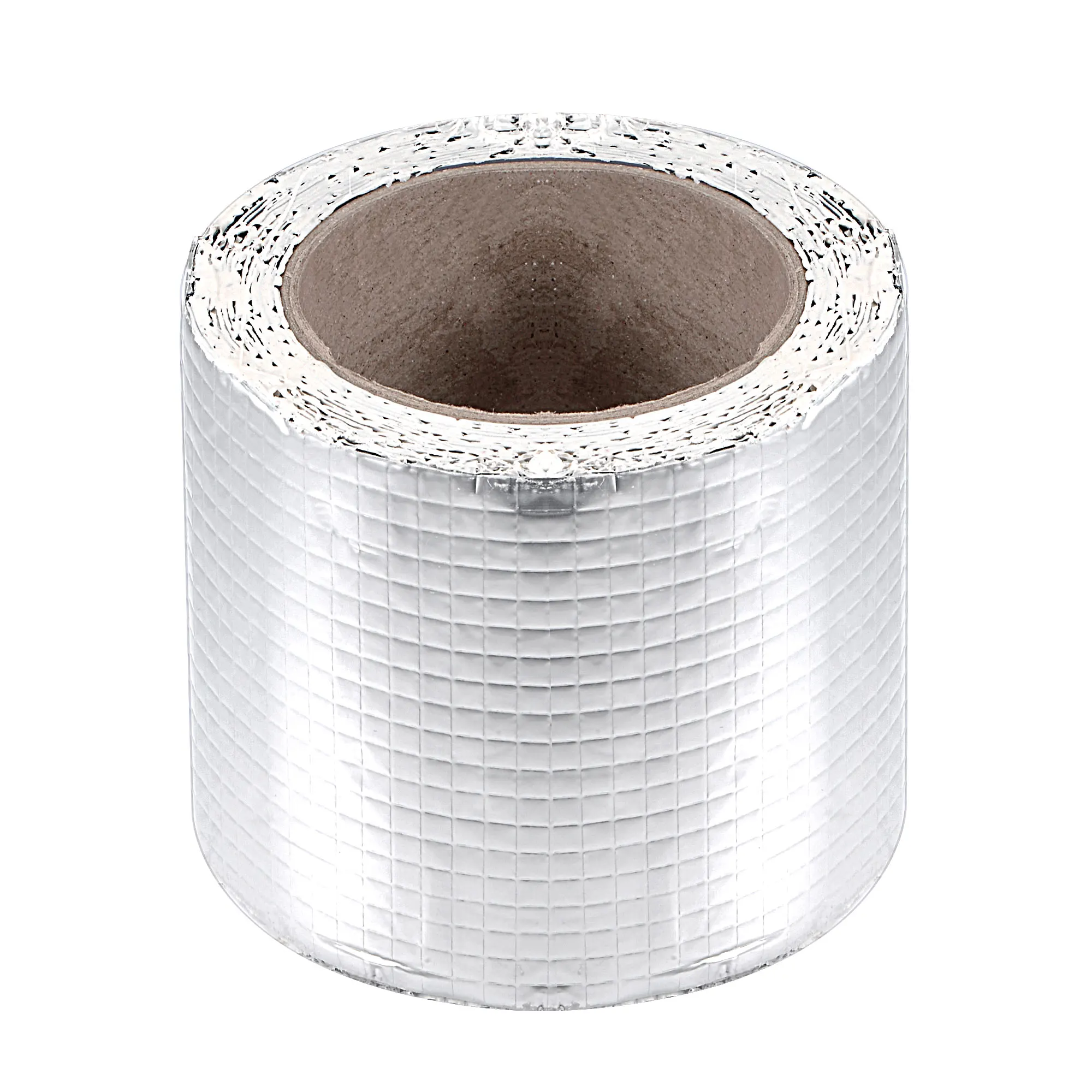 

Uxcell Butyl Rubber Aluminum Foil Tape 4" Width 16ft Length Strong Self-Adhesive Repair Tape for Roof Crack Window Sealing