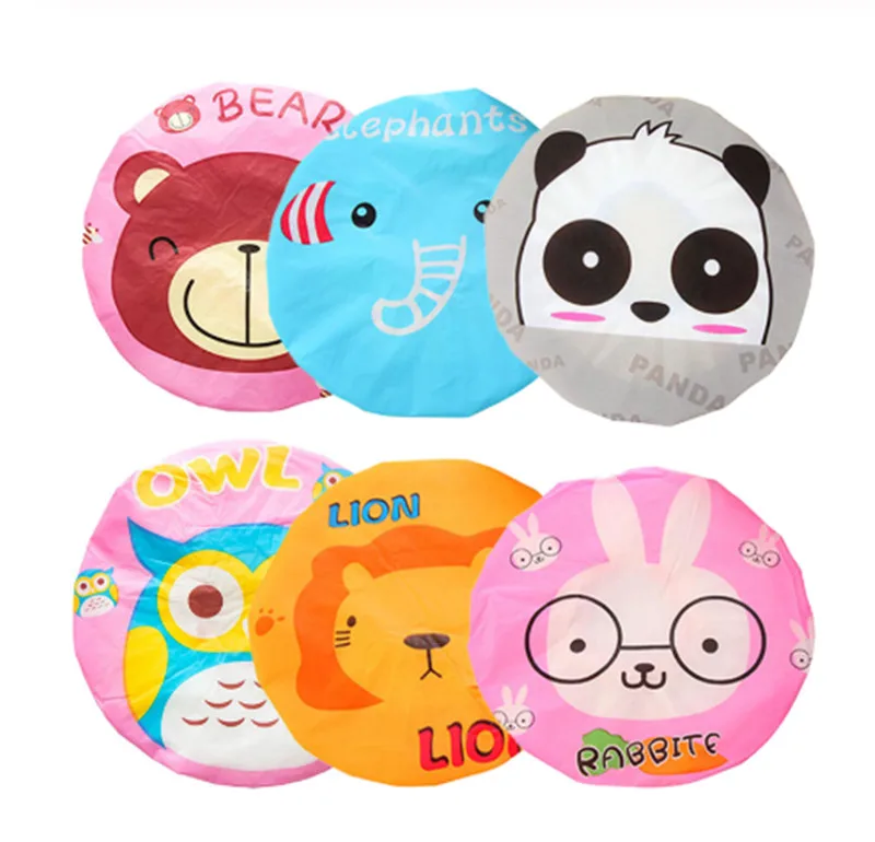 1 шт. Милая мультяшная шапочка для душа Женская шапка ванны и сауны кружевная с