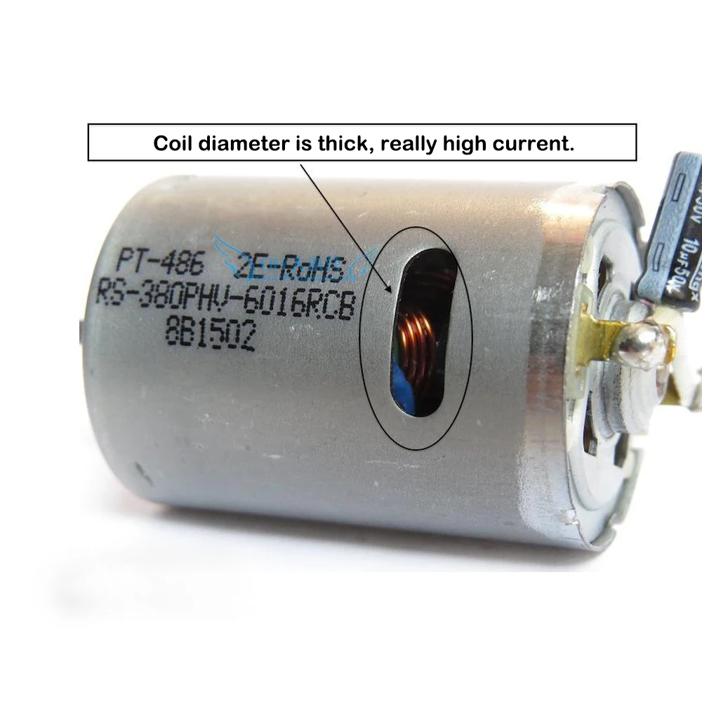 микро rs 380ph мотор с источником п