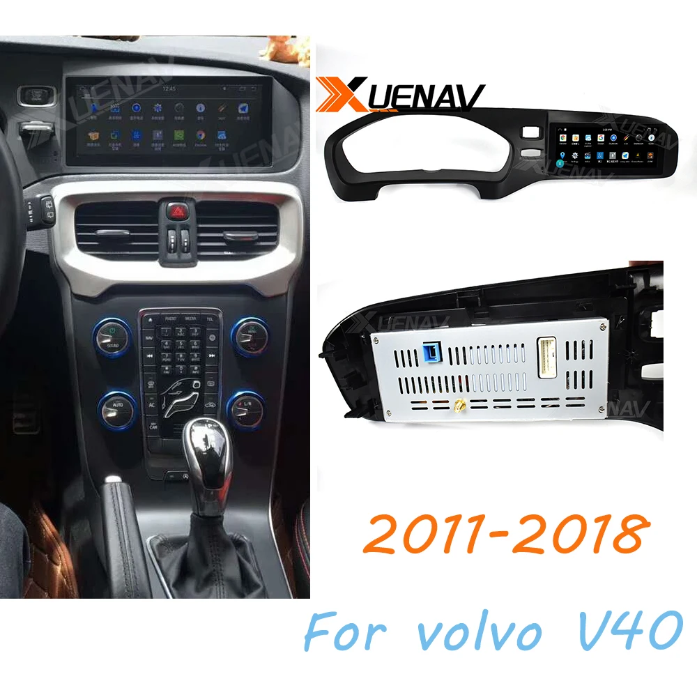 Android система для Volvo V40 2011 2018 Радио мультимедийный плеер Автомобильный Стерео DVD GPS