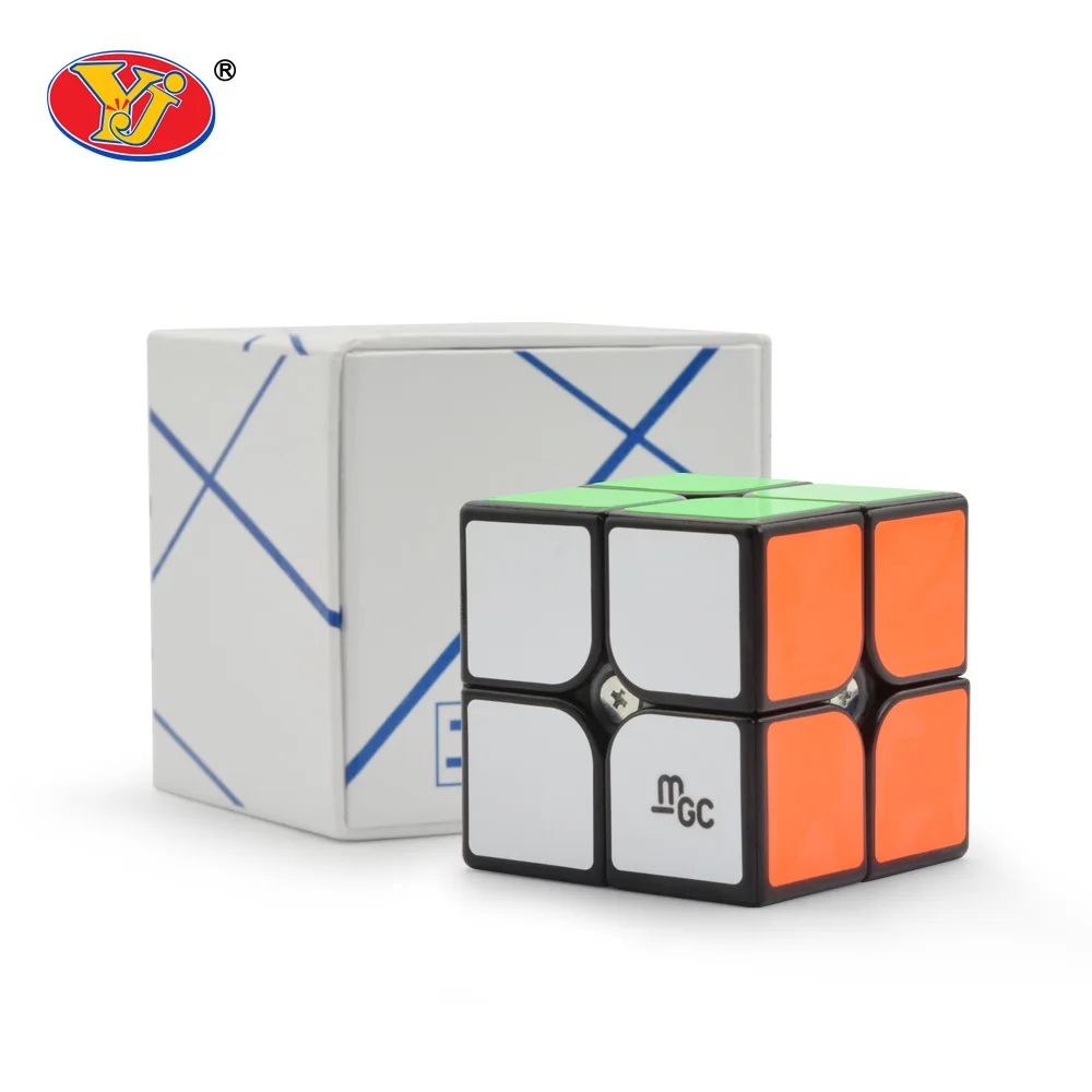 Магнитный магический куб Yongjun MGC 2x2x2 без наклеек YJ 2*2 скоростной для игрушек