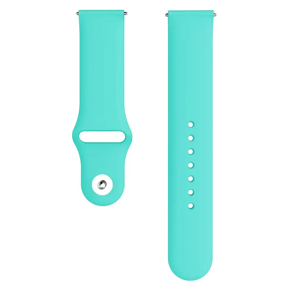 20 мм силиконовый ремешок для часов для samsung Galaxy Active gear S2 Garmin Vivoactive 3 Amazfit часы ремешок аксессуары
