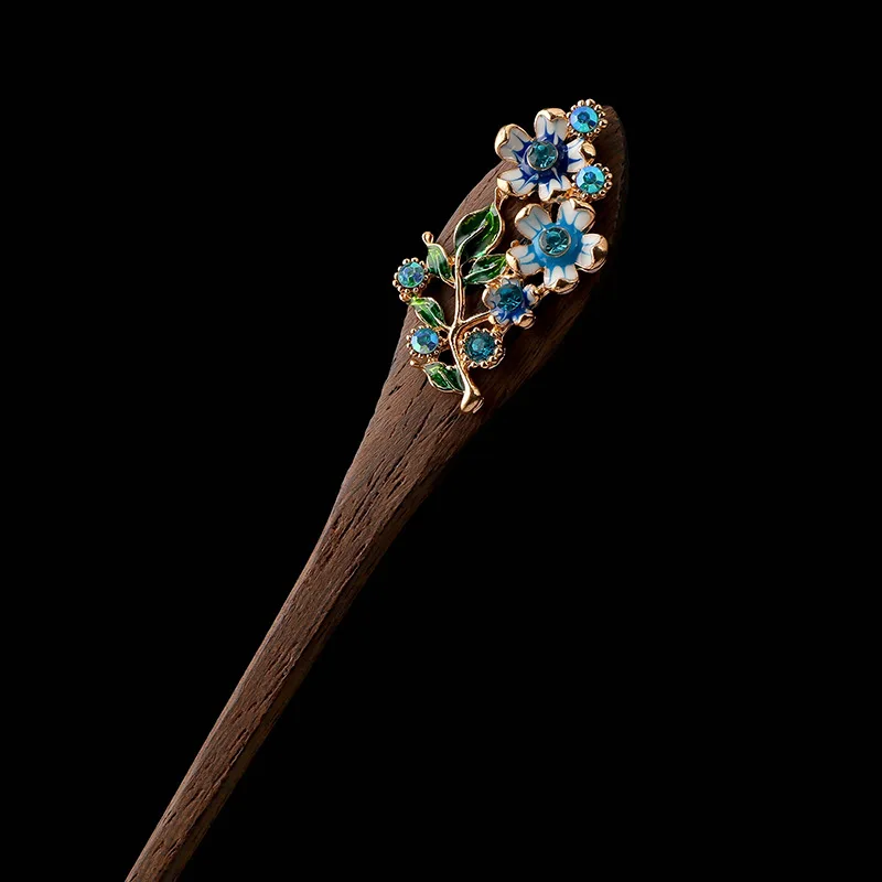 

Ancient style hairpin hairstick simple modern daily Chinese style tassel Hanfu hairpin all-match wooden hairpin women