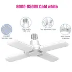 Светодиодный вентилятор для гаража 4030 Вт E26, супер ярсветильник ильник, складной вентилятор с углом наклона, регулируемый для дома, освещение для гаража