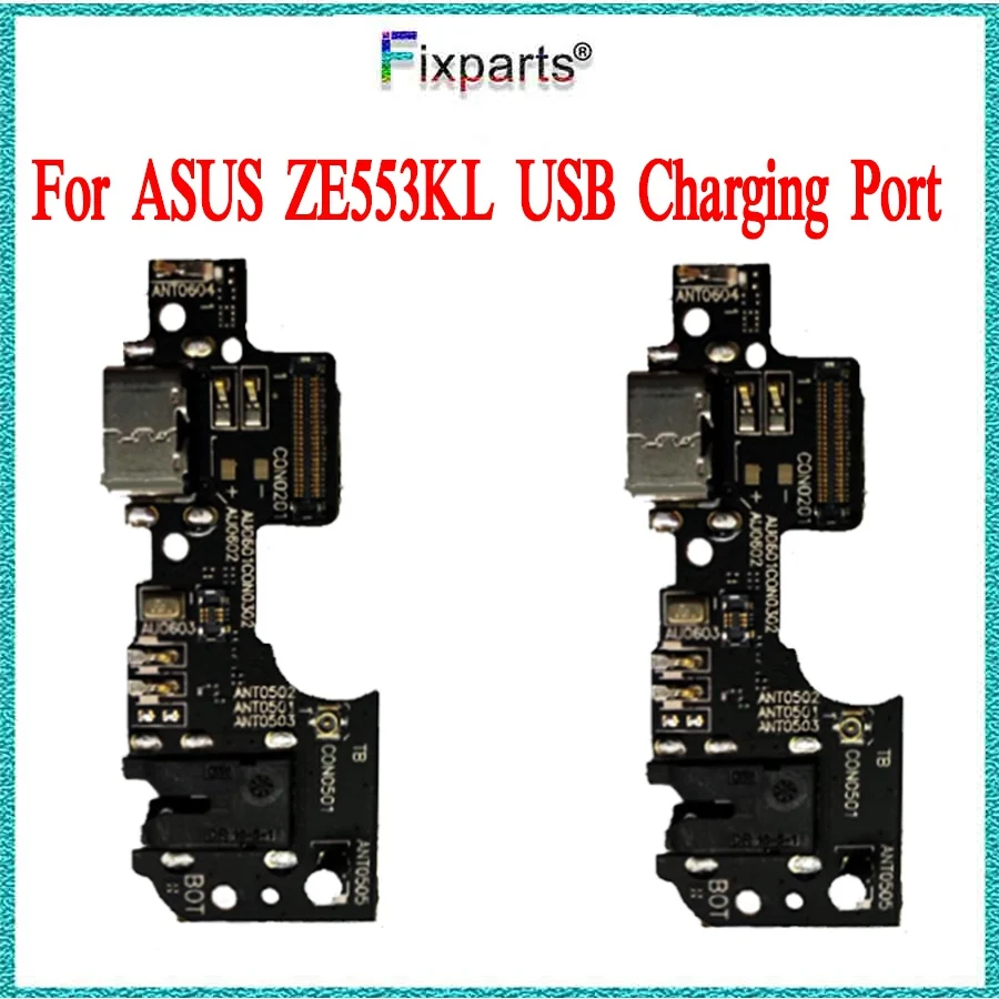 Для ASUS ZenFone 3 ZOOM ZE553KL USB порт для зарядки гибкий кабель DockMicro разъем Asus ZE553Kl|Шлейфы
