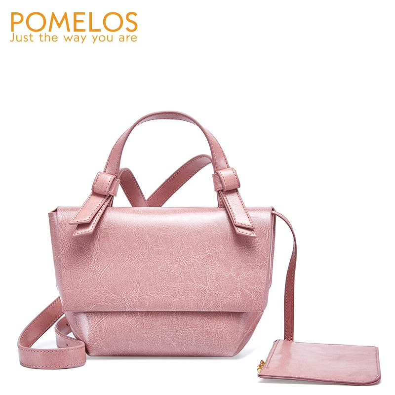 Женские сумки через плечо POMELOS дизайнерские из натуральной кожи отличного