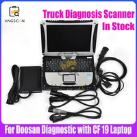 for doosan diagnostic kit massey ferguson truck forklift excavator loader tool diagnostic tool with toughbook cf19cfc2 laptop