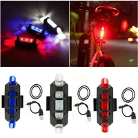 bike light waterproof rear tail light led usb rechargeable mtb safety warning cycling light taillamp bicycle flashlight