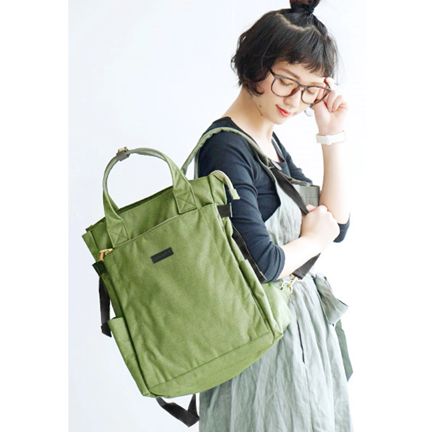 Canvas backpack School Bags for Teenager Large Capacity Travel Backpack Nursing Bag for Baby Mom Women Carry Care Bag |BP1302L