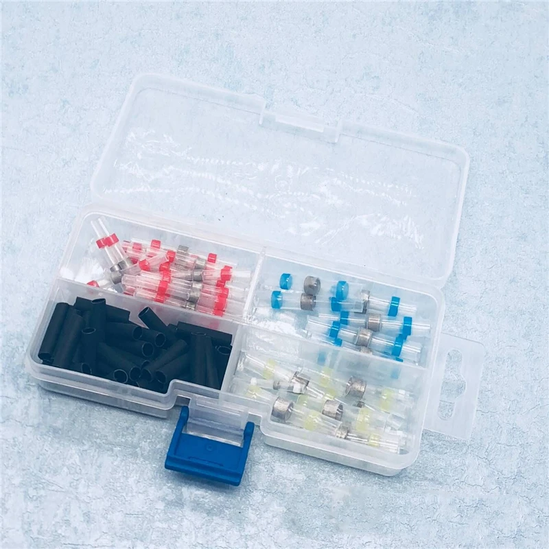 100 шт водонепроницаемое кольцо спайки термоусадочная комбинированная средняя