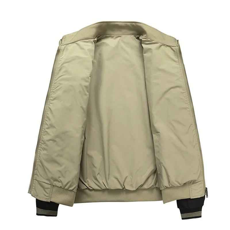 

New Spring Autumn Fashion Casual Men's Jackets Men Business Slim Jacket Outwear Wear Both positive and negative