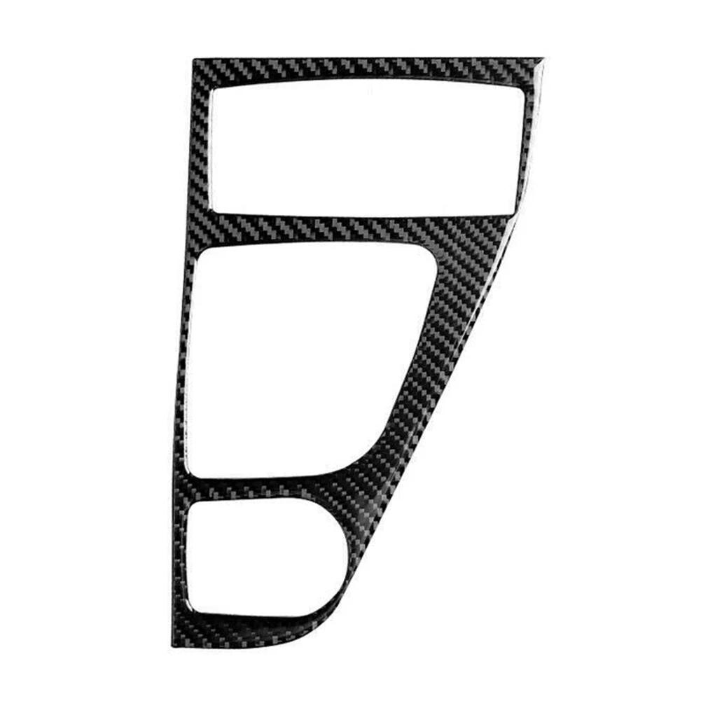 

For Infiniti Q50 Q60 2014-2019 Carbon Fiber Car Console Gear Shift Box Panel Cover Trim