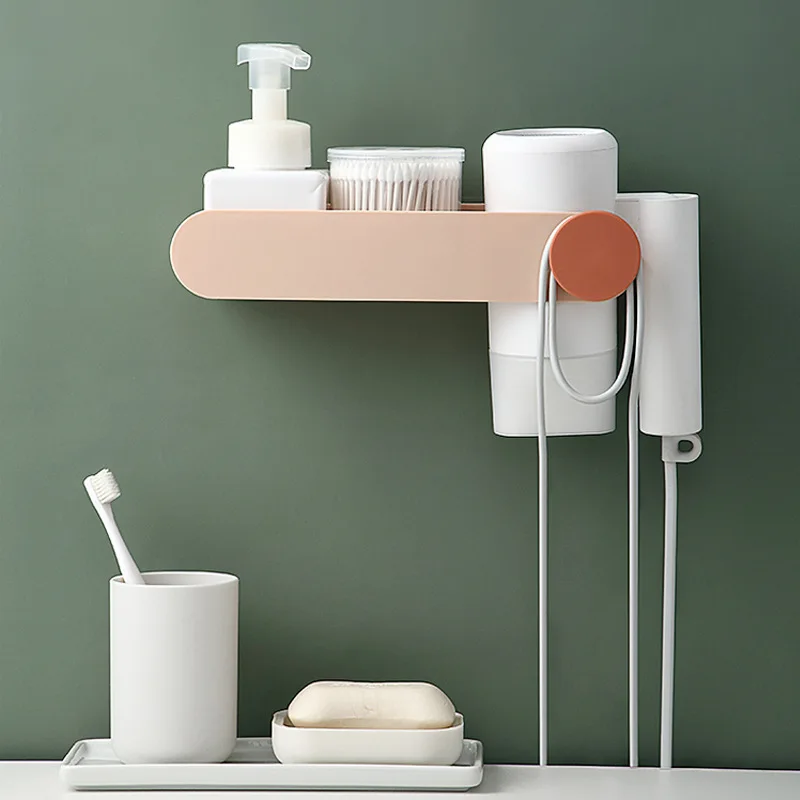 

Hair dryer stand standing hair dryer hair dryer storage fixing rack hair dryer rack bathroom