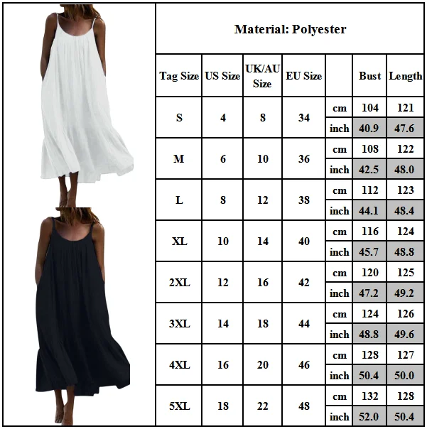 

Women's Sleeveless Beachwear Dress Ladies Sommer Holiday Fashion Maxi Dresses