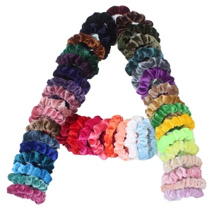 Бархатные резинки в упаковке, держатель для конского хвоста, повязка на голову, Женские аксессуары для девочек, эластичные резинки для волос, маленькие Gumki Do Wlosow 46 шт.компл.