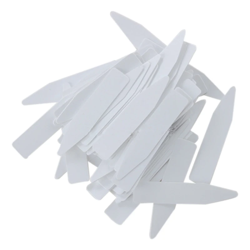 

New 100 Pcs Reusable Pvc Plant Tag Label Tree Fruit Seedling Garden Flowerpot Plastic Label Sign Sorting Tool
