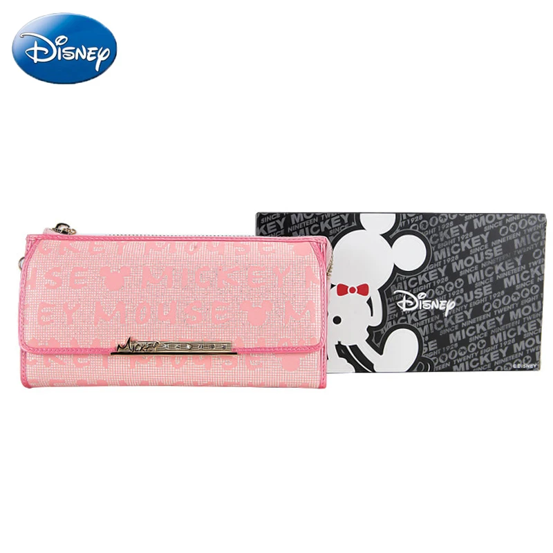 Подлинная женская сумка кошелек на молнии от disney новинка 2019 многофункциональный