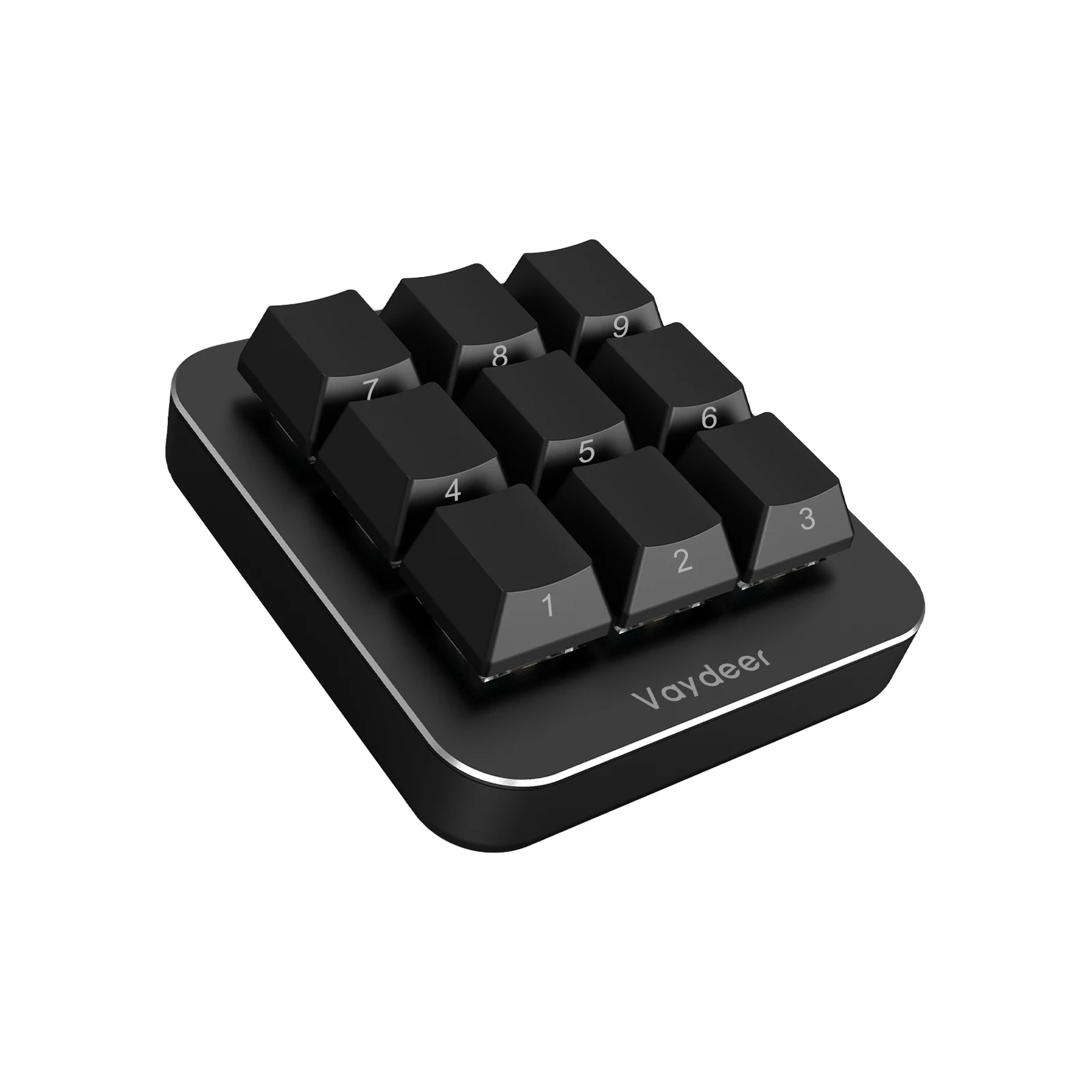 Mecânico de Uma Macro para Edição de Design Gráfico e Jogos Multifuncional com 9 Teclado Teclas Totalmente Programáveis Configuração Mão
