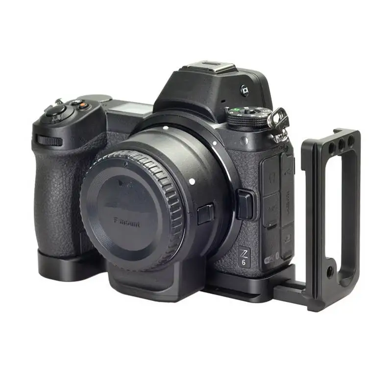 

Camera Accessories L-Plate Bracket Metal Quick Release Plate 1/4 Screw Mount for Nikon Z5 Z6 Z6II Z7 Z7II Camera
