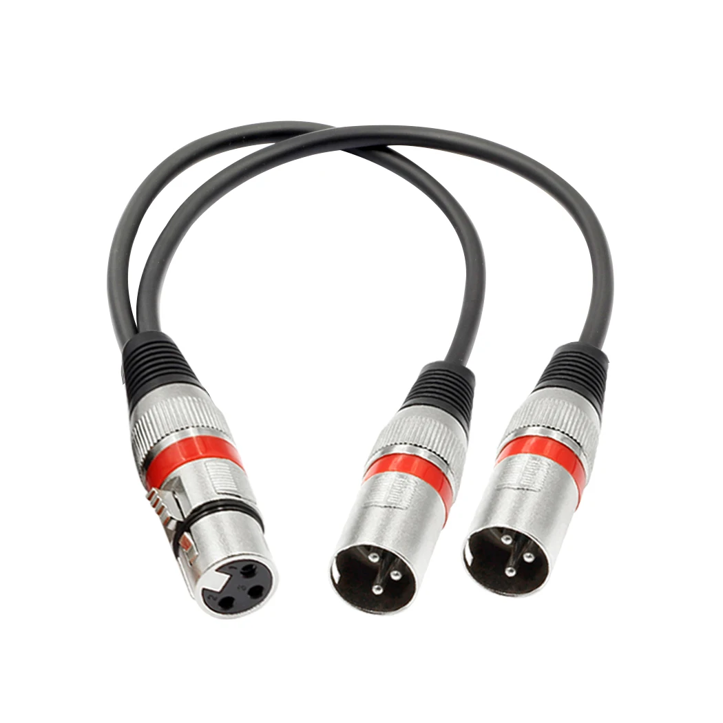 Jorinдо 0 3 м/футов XLR гнездовой к двойному Штекерный аудиокабель 3-отверстие 2 XLE