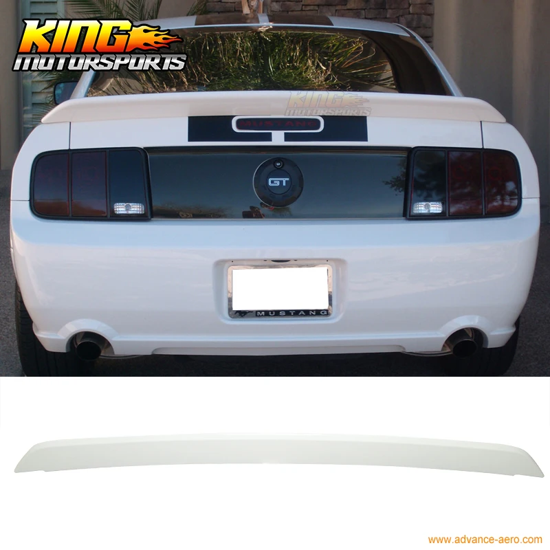 Подходит для 05 09 Mustang OE Style спойлер багажника окрашенные # HP Hi Performance White Global
