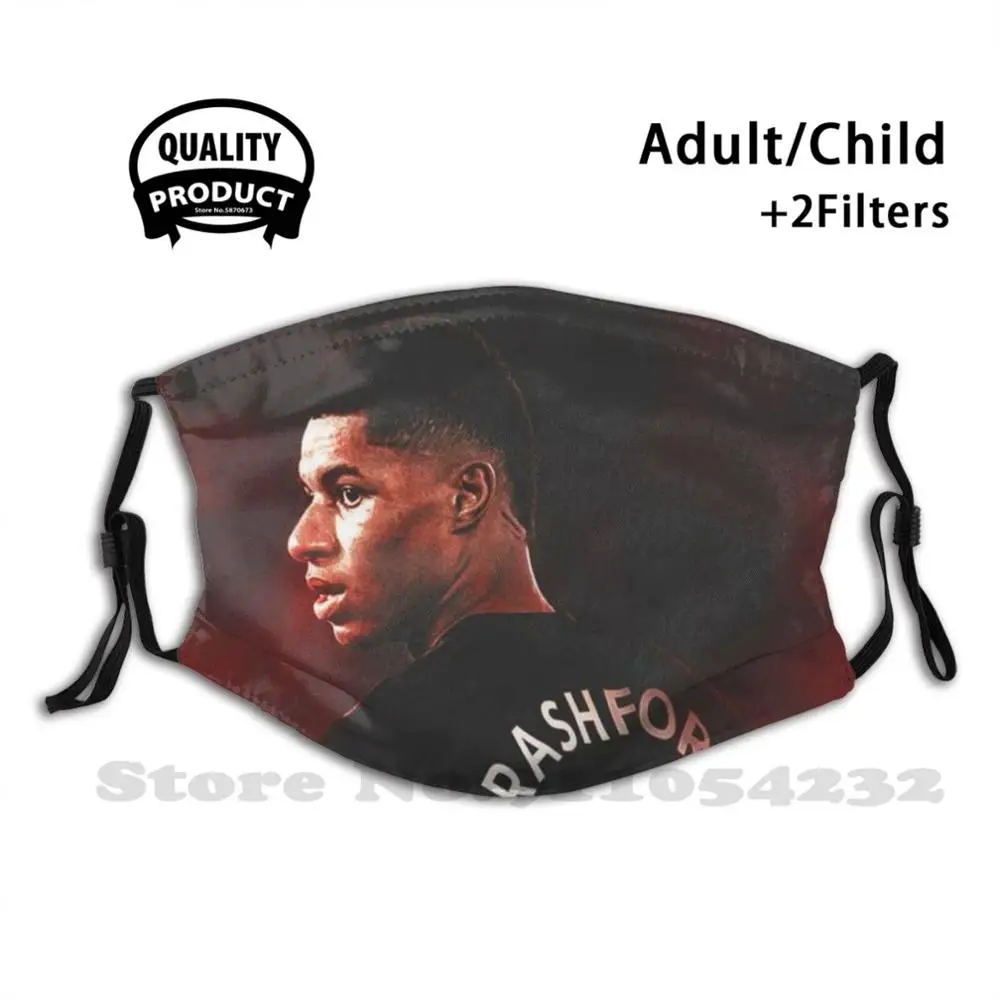 

Футбольный постер, забавная крутая ткань, Зимняя Маска для рта, Футбольная сыпь Mu, объединенные звезды от производителя