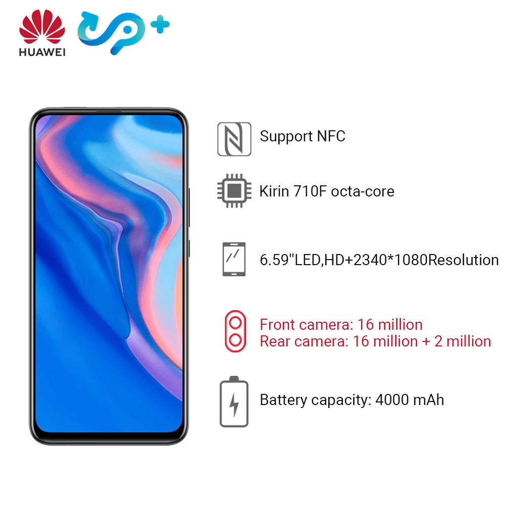 Оригинальный смартфон Huawei p smart z 4 Гб 64 ГБ Восьмиядерный процессор kirin 710