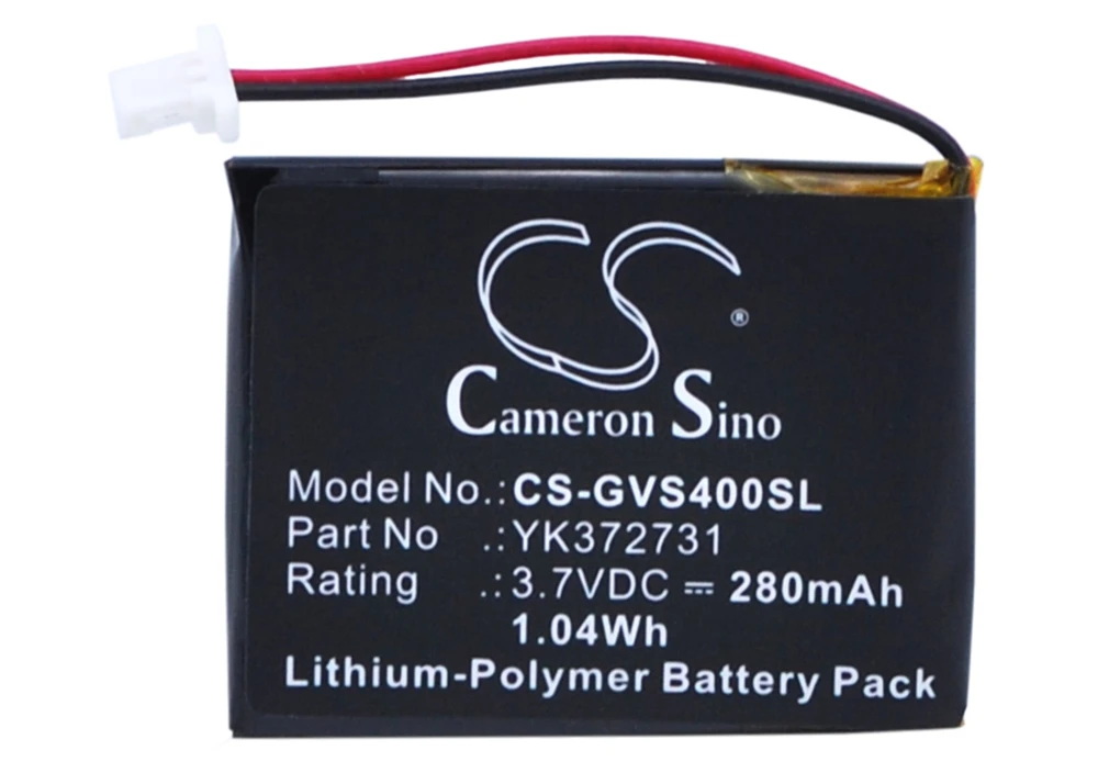 

Cameron Sino 280mAh Battery for Golf Buddy GB750,GB900,Voice 2,Voice GPS Rangefinder,Voice Plus,VS4 GPS Rangefinder,PL482730.etc