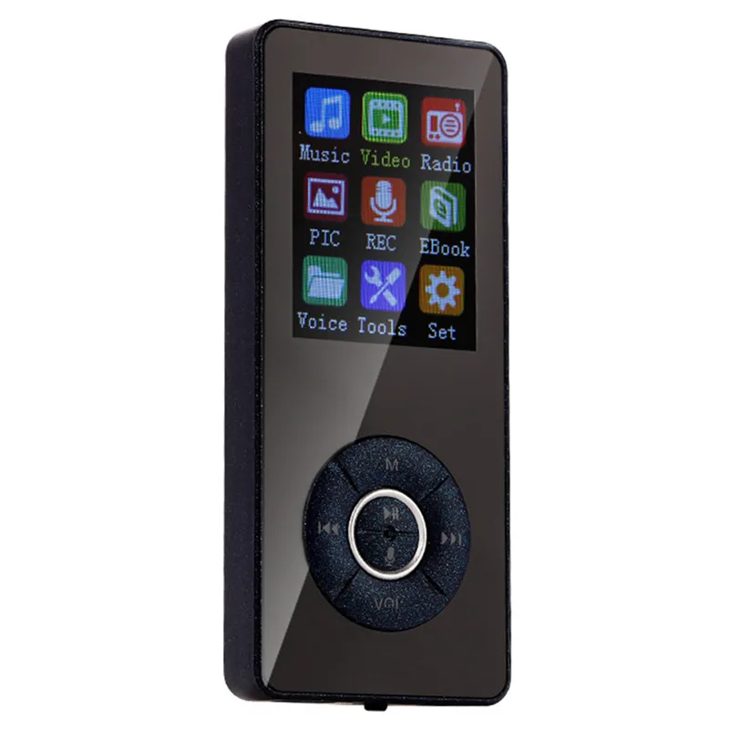CARPRIE, 1,8 дюймов, Bluetooth 4,2, MP3 плеер с динамиком, поддержка сенсорных клавиш, 32 ГБ, HiFi, пластиковый мини портативный Walkman - Цвет: Черный