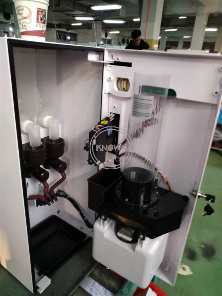 Торговый автомат для кофе и чая на продажу мгновенный продавец с монетами |