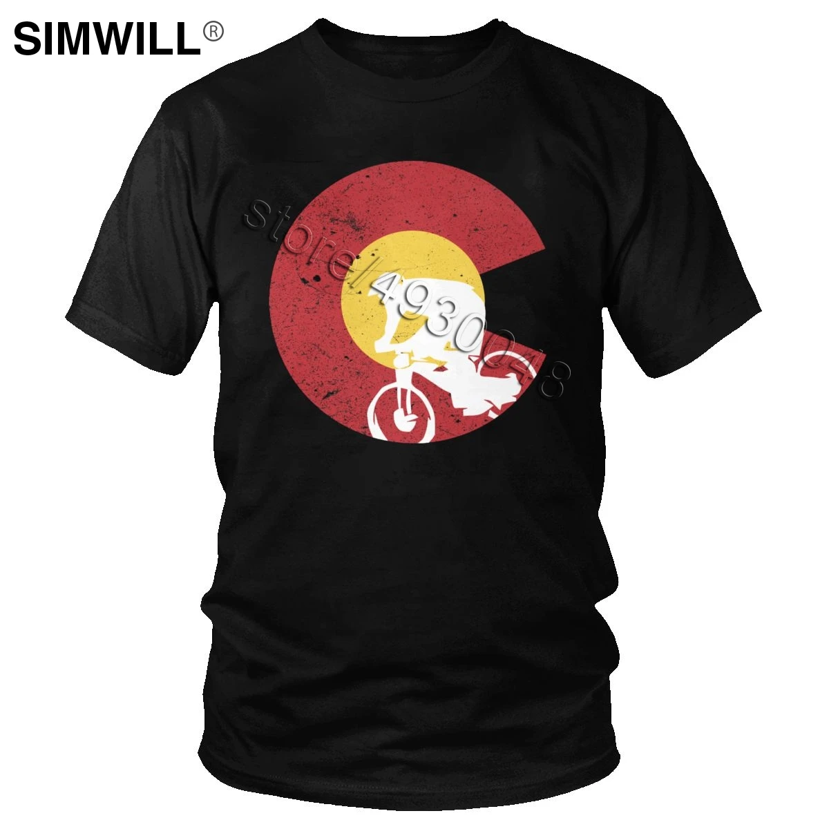 

Trend MTB Mountain Bike T-Shirt Men Casual Cotton Tee Streetwear Short Sleeved Bicycle Lover Gift T Shirt Vintage Biker Tshirt