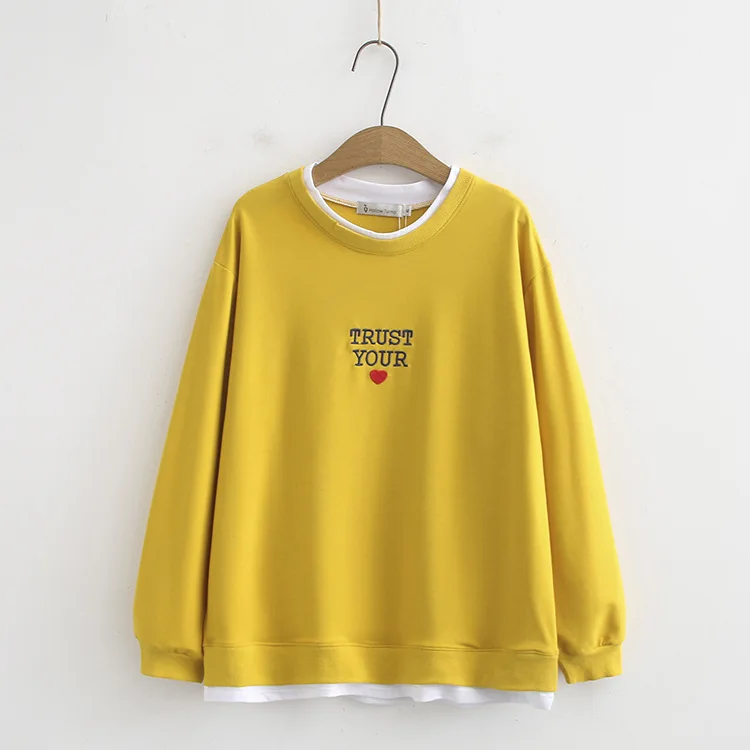 Повседневные толстовки размера плюс осень 2019 женская мода свободные длинный