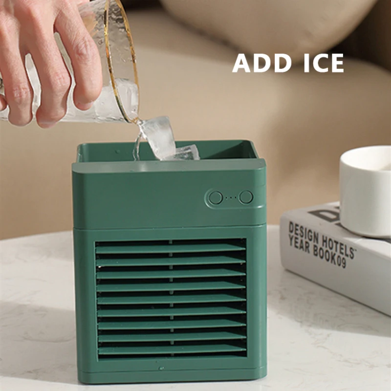 

1pcs New Portable Air Conditioner Desktop Air Cooler Mini Fan Water Cooling Fan For Household Office USB Water Cooling Fan