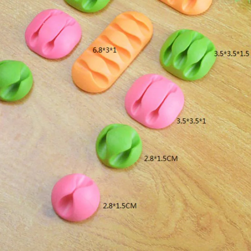 10 шт. Кабельный Организатор Держатель аккуратные Управление зажимы Мышь