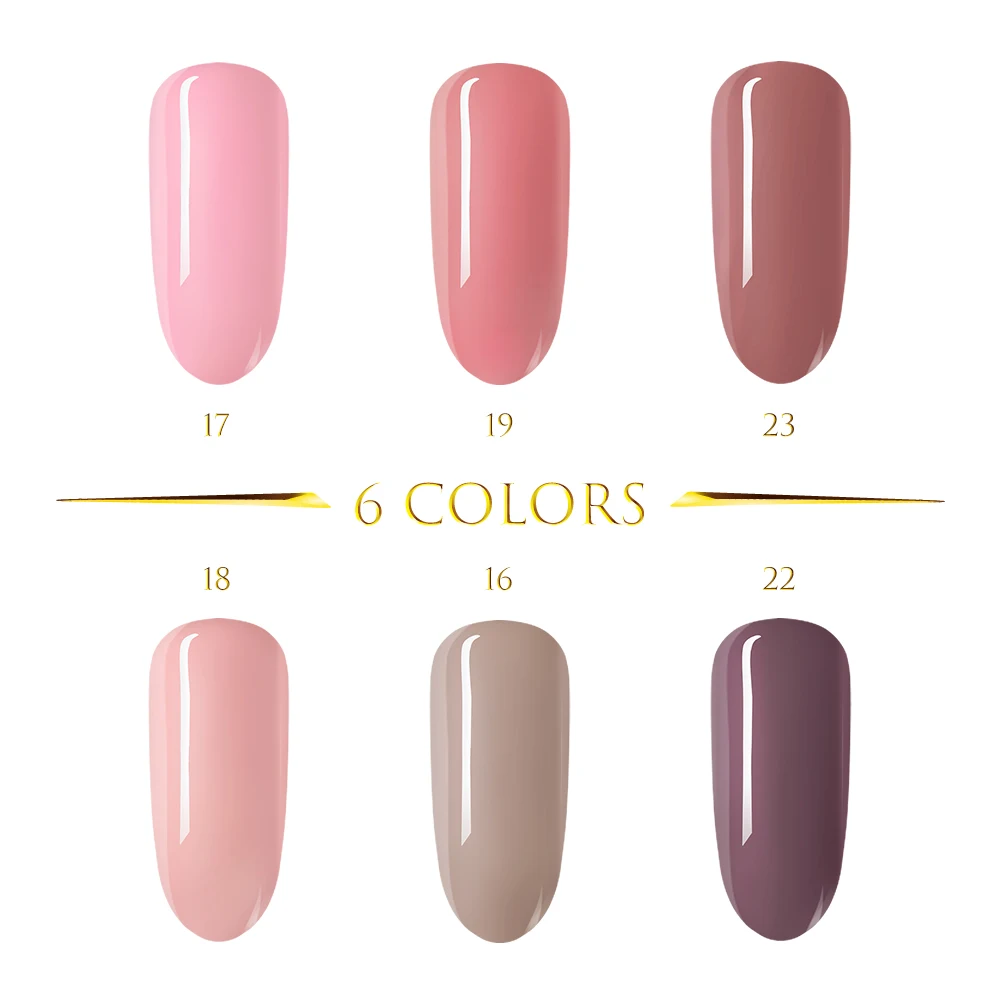 6Gel Polish Kit 5 Гель-лак для ногтей COSCELIA, 8 мл, 6/10 шт., набор гель-лаков для ногтей, все для маникюра, набор для дизайна ногтей, набор для ногтей - Цвет: 6Gel Polish Kit 5