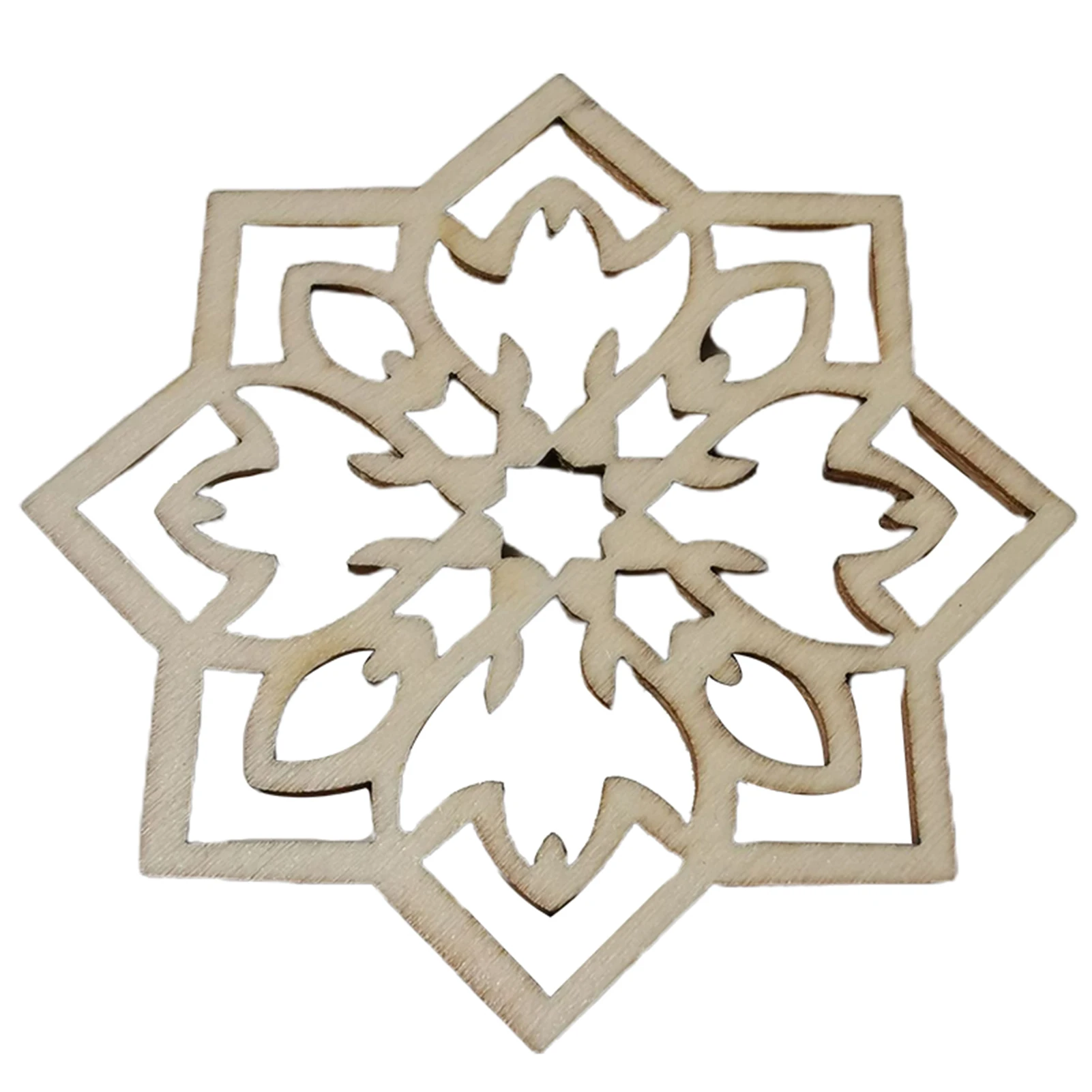 

10 Pcs Eid Mubarak Pendants Ramadan Wooden Dropping Decor Mid East Style Unfinished Craft For Festival Home Diy Supplies Vj-drop