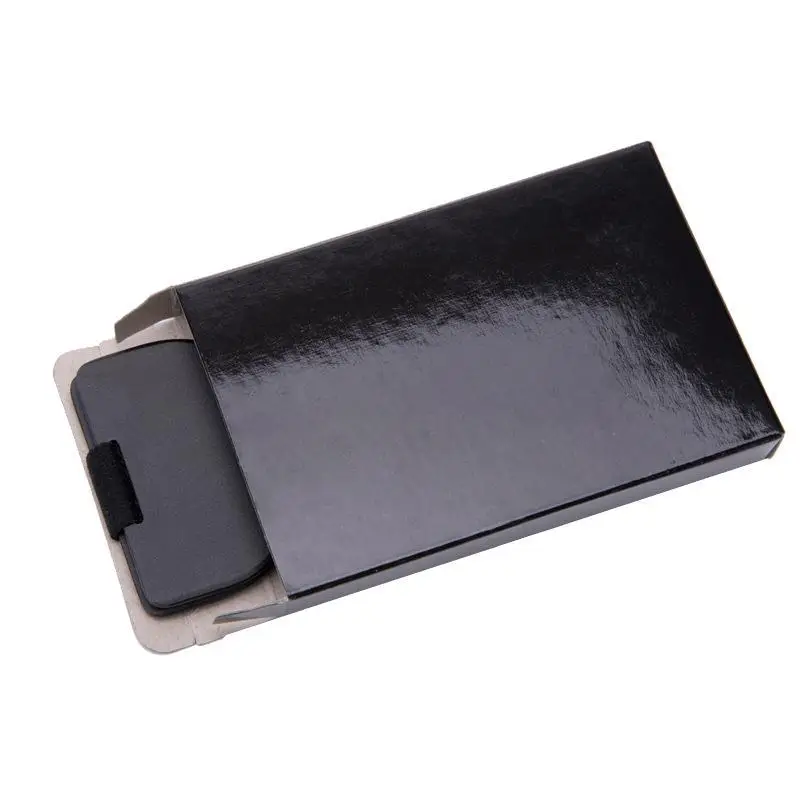 

RFID anti-magnetic card case automatic pop-up card type credit card business card case PU metal aluminum box wallet
