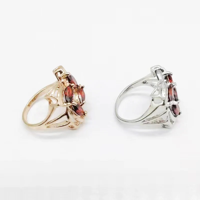 Женское Обручальное кольцо с разноцветным цирконием новое модное свадебное