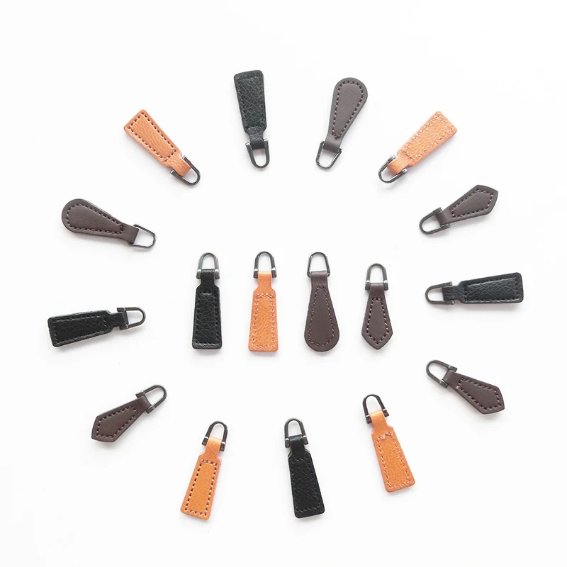 Искусственные цветы из искусственной кожи на застежке-молнии Тяговая головка