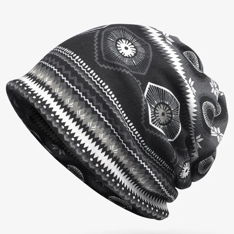 Тюрбан шапка шейный платок двойного назначения хвостик уникальный принт Уличная