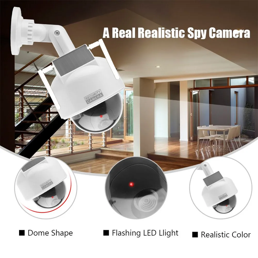 Фиктивная камера Солнечная энергия поддельные Wi-Fi системах видеонаблюдения