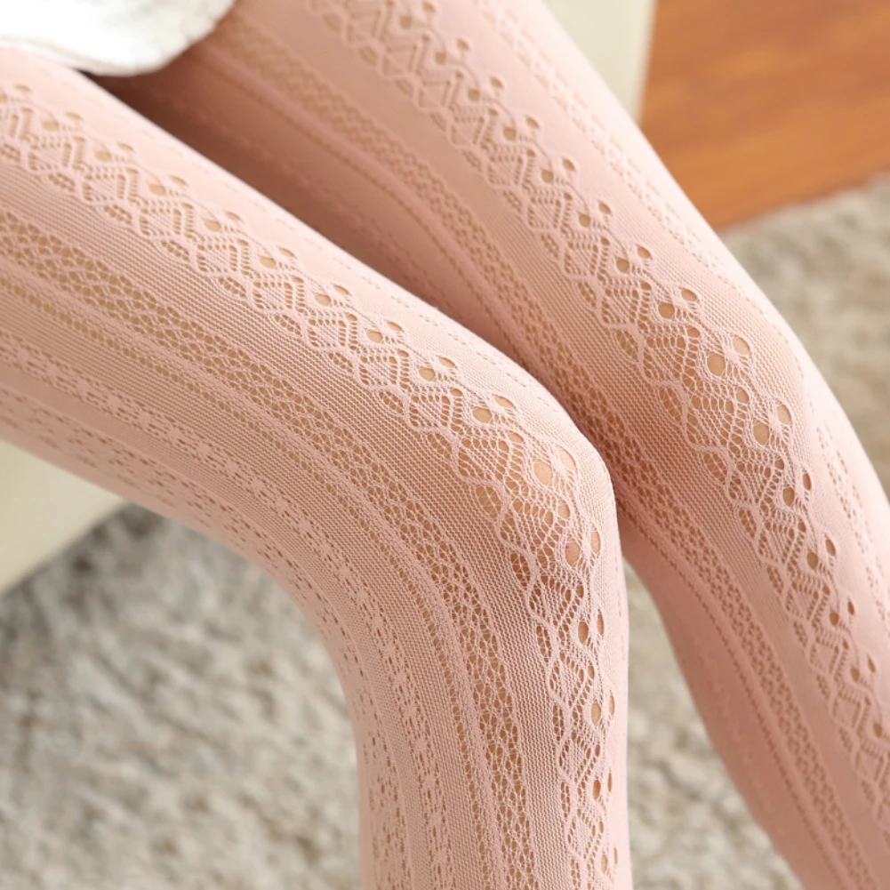 2020 модные популярные женские сексуальные чулки в сеточку черные кружевные с