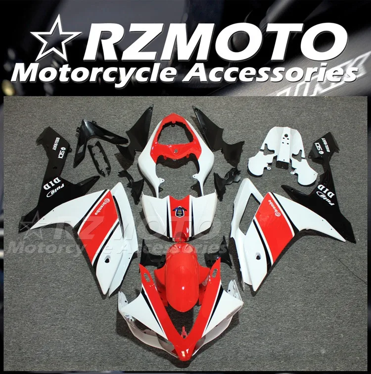

Литьевая пресс-форма, новые комплекты обтекателей из АБС-пластика, подходят для YAMAHA YZF1000 R1 2007 2008 07 08 YZF R1, кузов красного и белого цвета